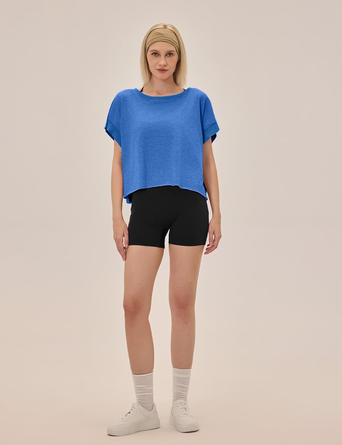Stylish Open Back Gym Tee