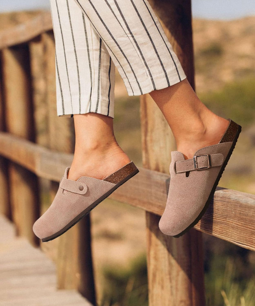 Cozy Suede Women's Clogs
