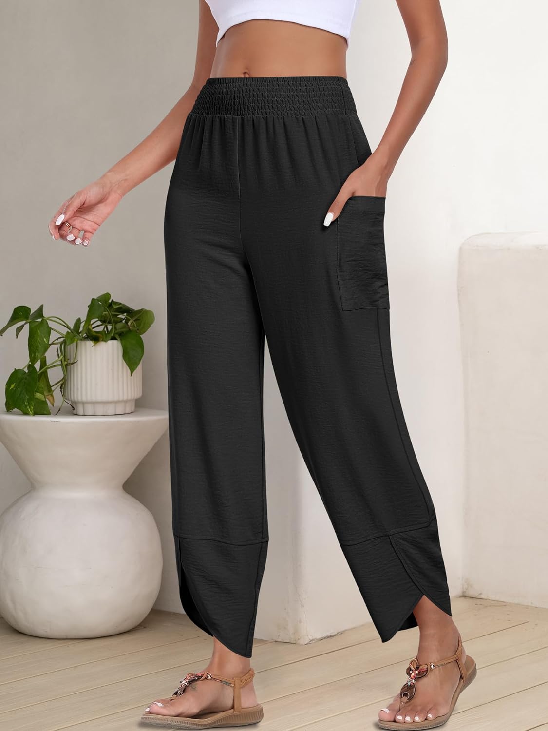 Chic Flowing Summer Pants