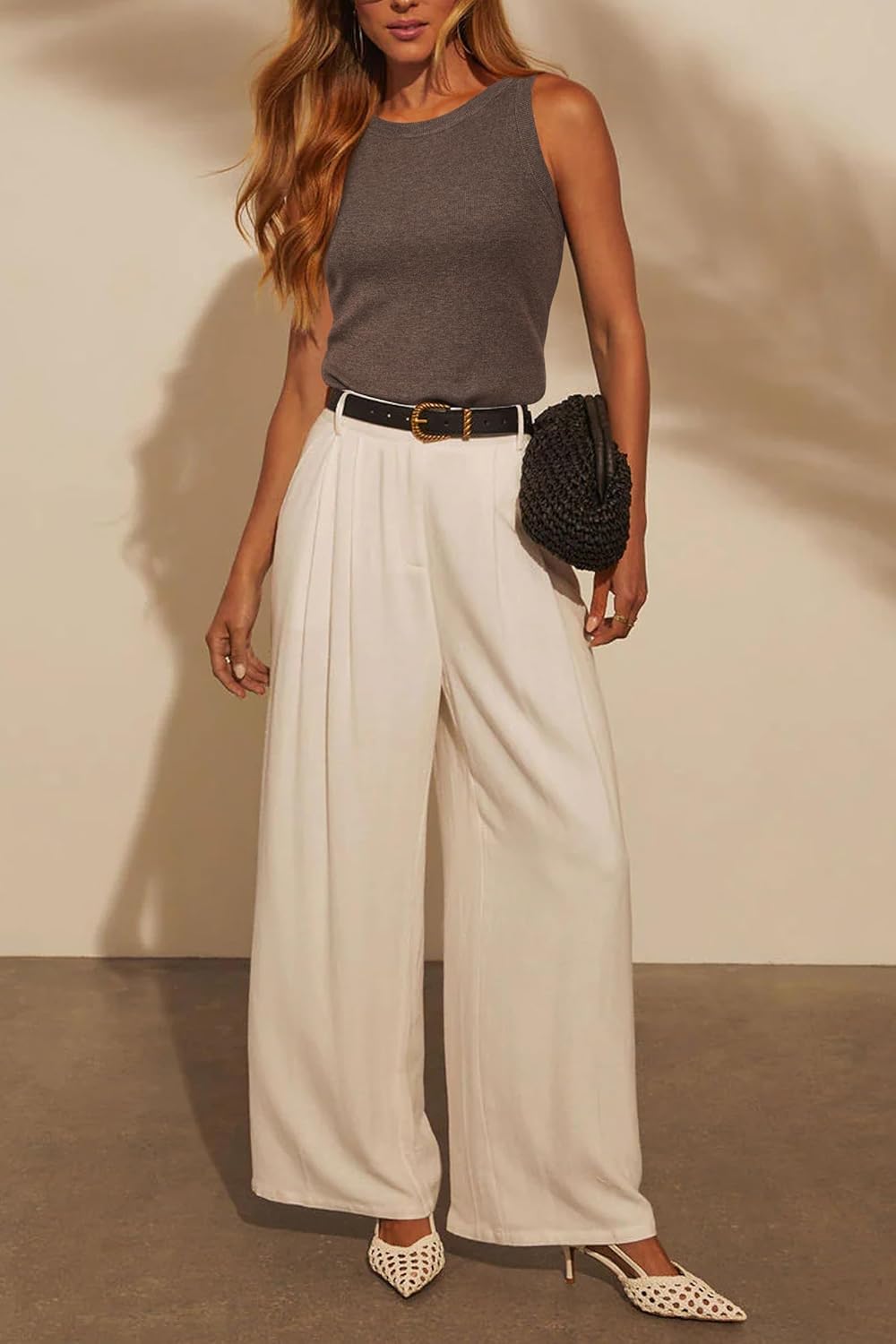 Chic Wool Blend Sweater Tank