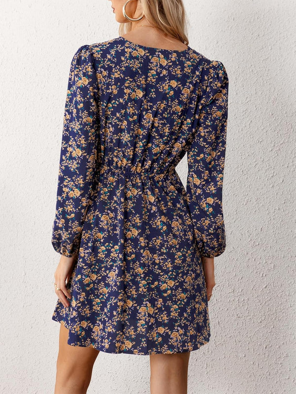 Floral Ruffle Summer Dress