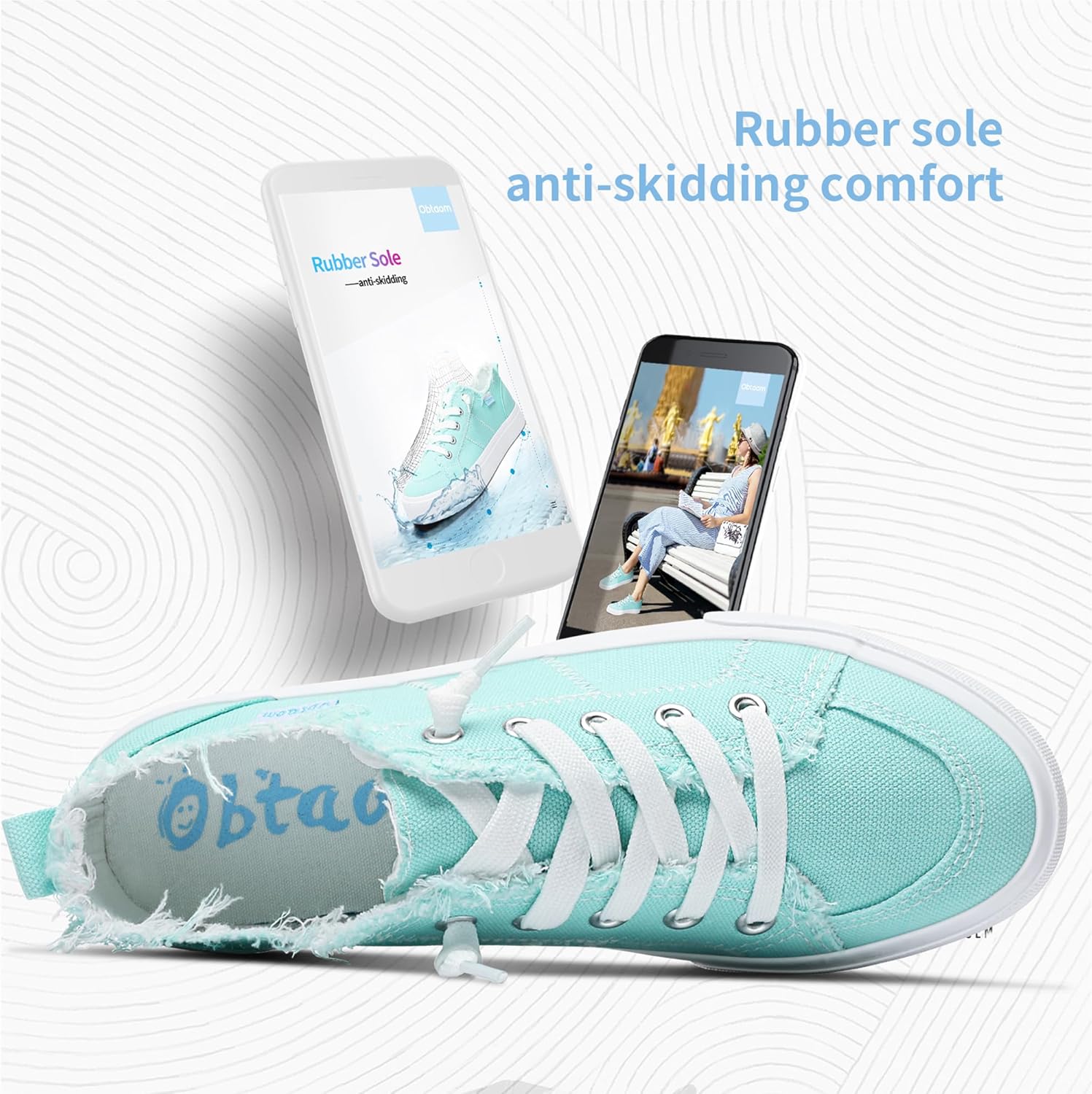 Stylish Slip-On Canvas Sneakers